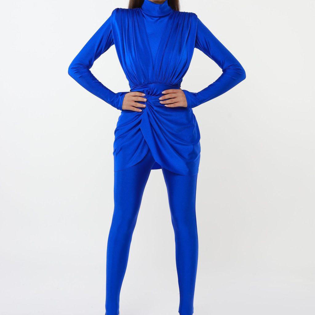 SALOME SLEEK JUMPSUIT - ELECTRIC BLUE