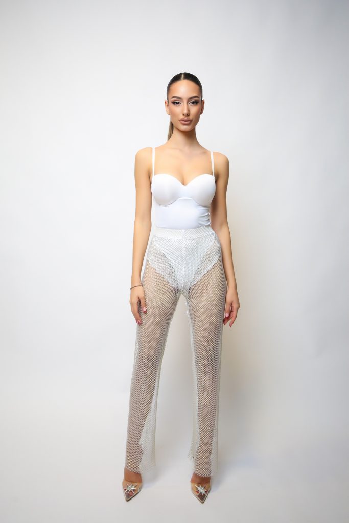 WHITE LINGERIE BODYSUIT
