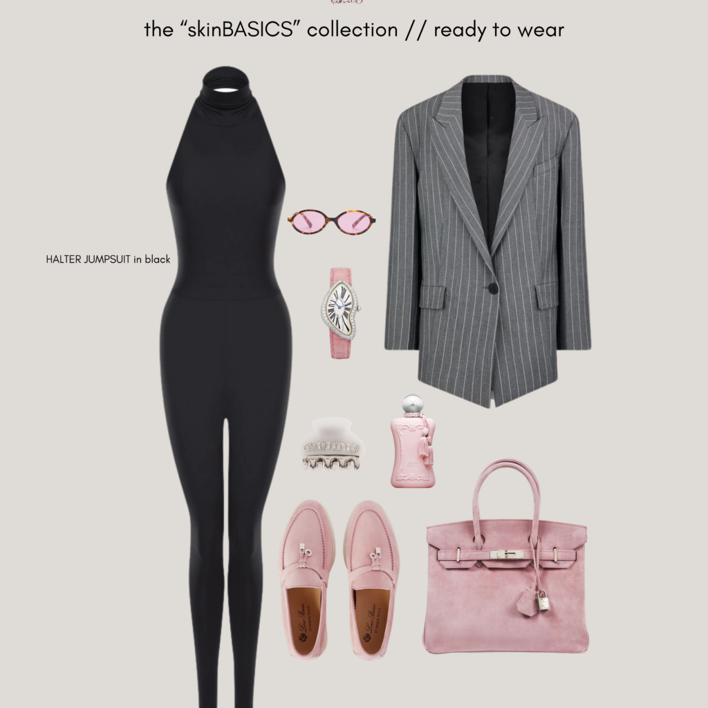 HALTER JUMPSUIT -BLACK