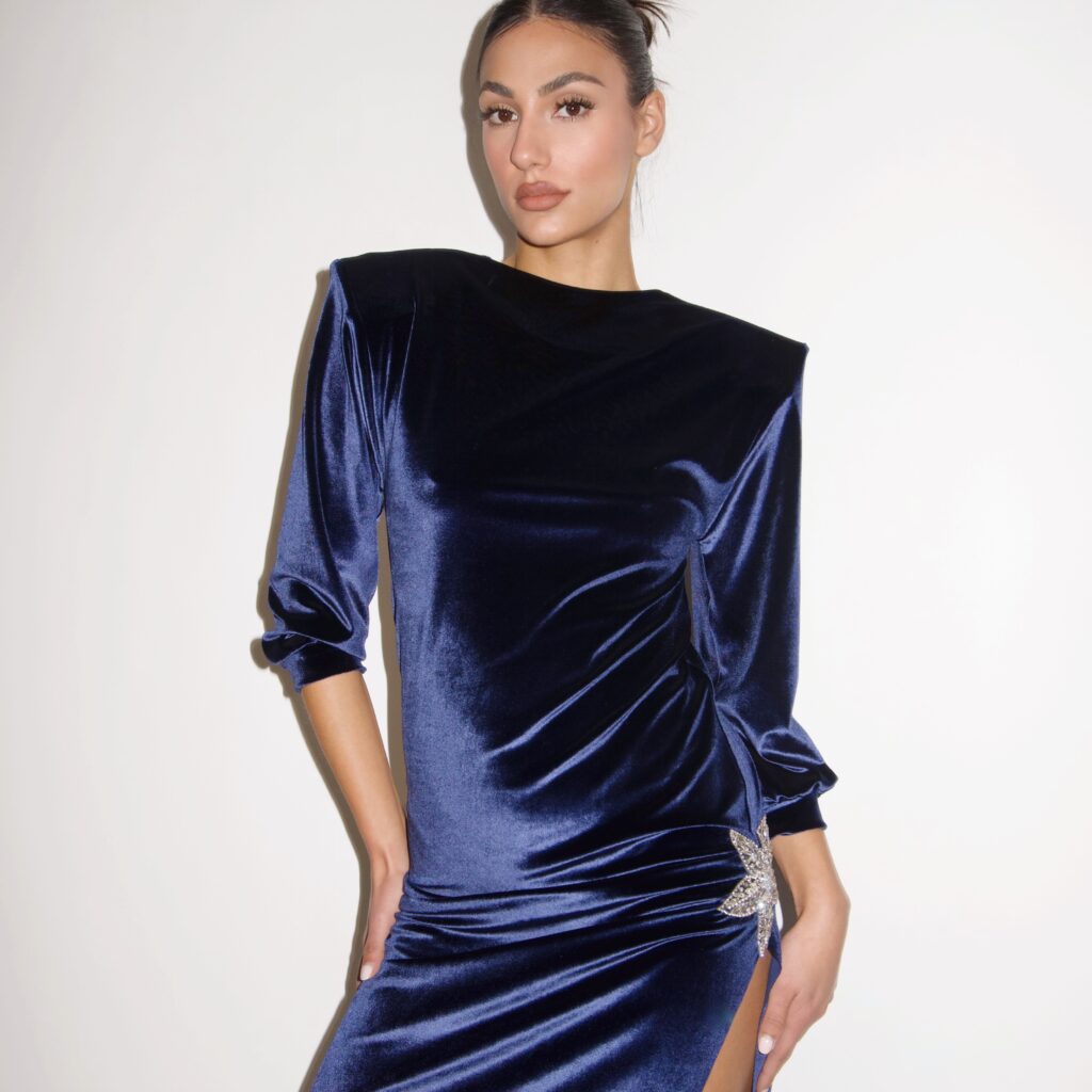 the VELOURS de MINUIT dress