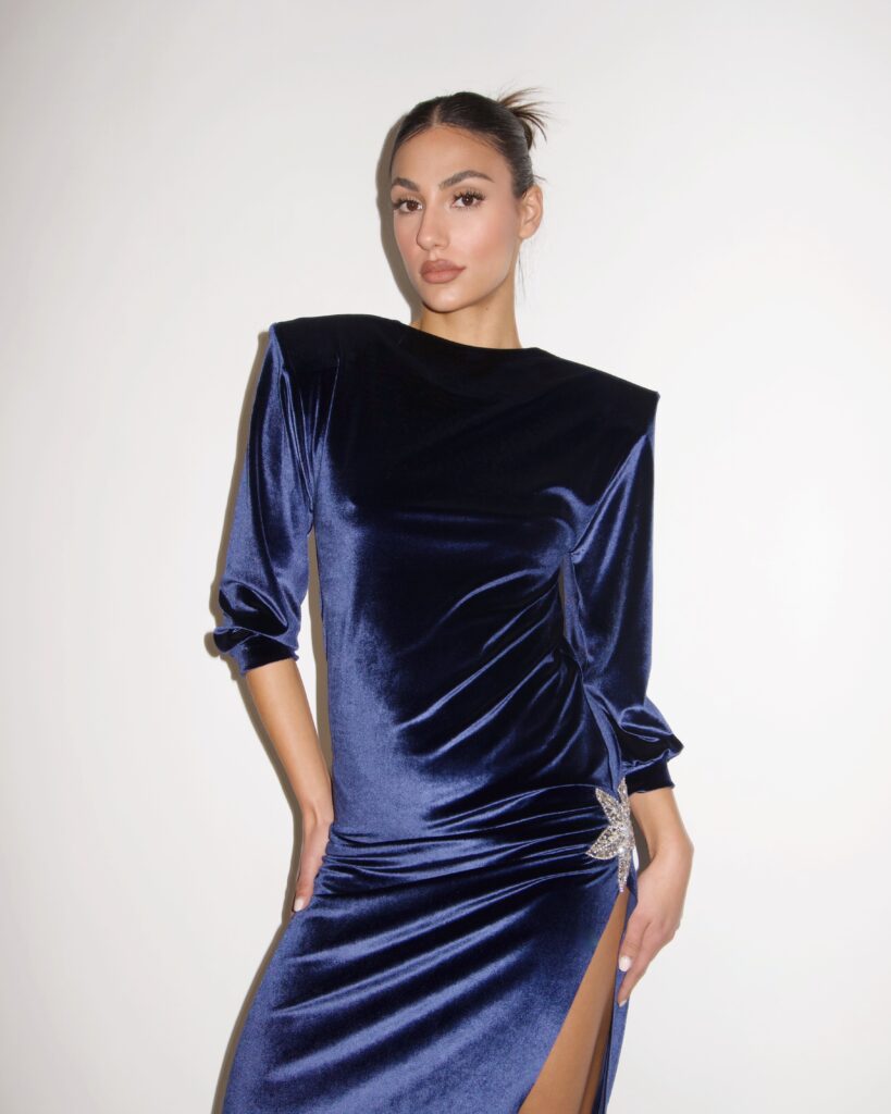 the VELOURS de MINUIT dress
