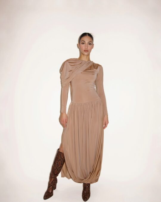 the SÉDUCTION NOCTURNE dress