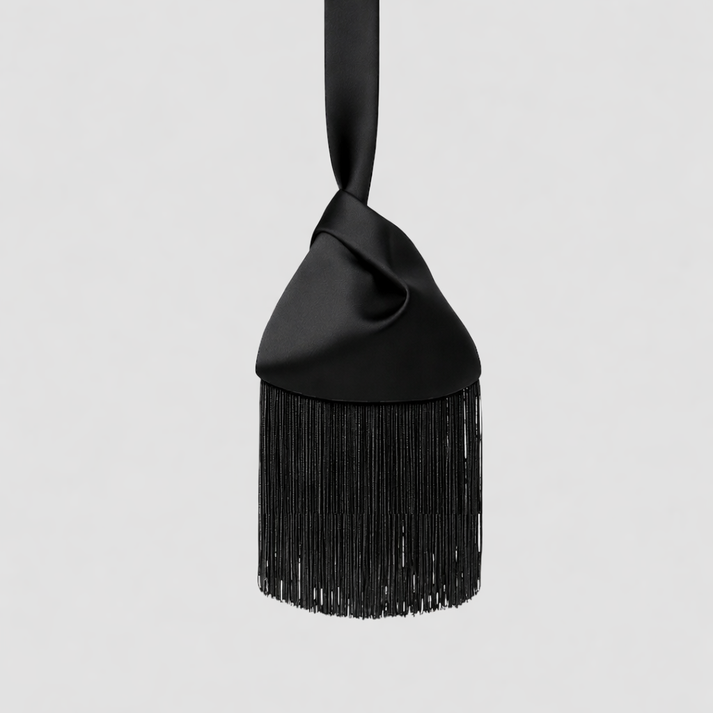 the MIZU black satin bag - code:MA