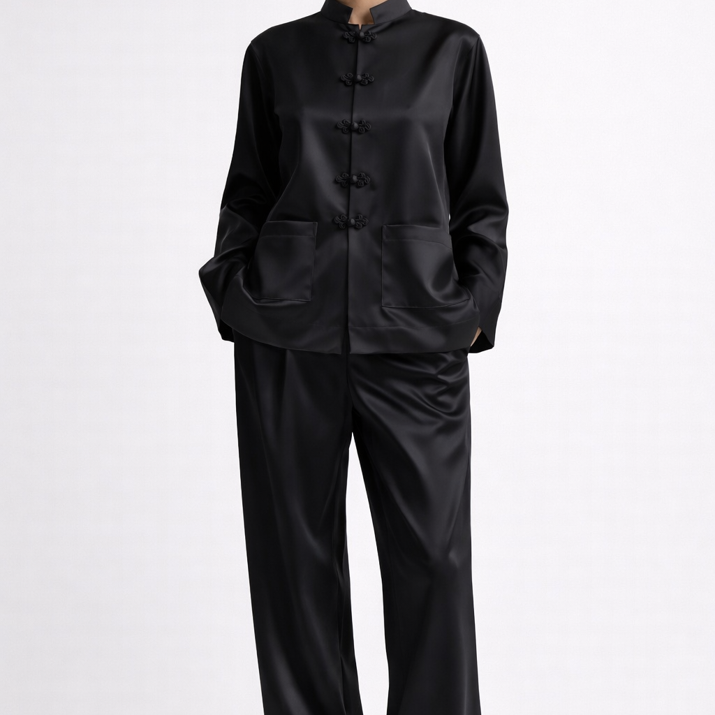 the ENSO black satin set - code:MA
