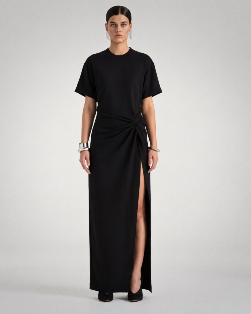 the AMANTE SEGRETO dress in black